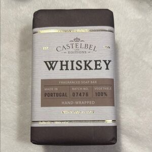 Whiskey Fragranced Soap Bar - Brown